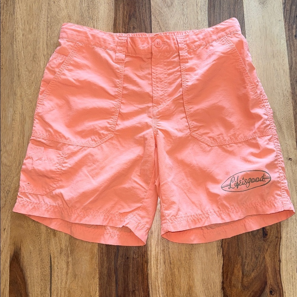 Life Is Good Light Coral Nylon Everyday Shorts